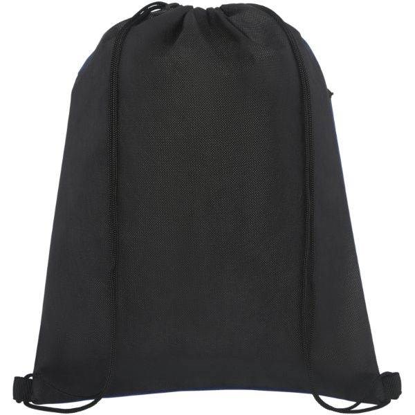 Obrázky: Nám. modrý/černý melanž batoh s kapsou na zip, Obrázek 2