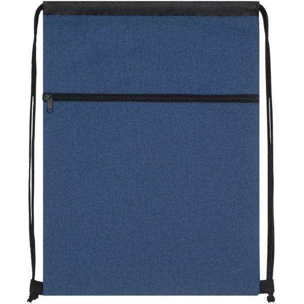 Obrázky: Nám. modrý/černý melanž batoh s kapsou na zip, Obrázek 4