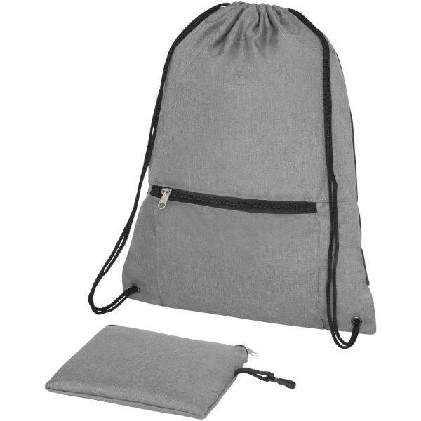 Obrázky: Skládací šedo/černý melanž batoh, Obrázek 3