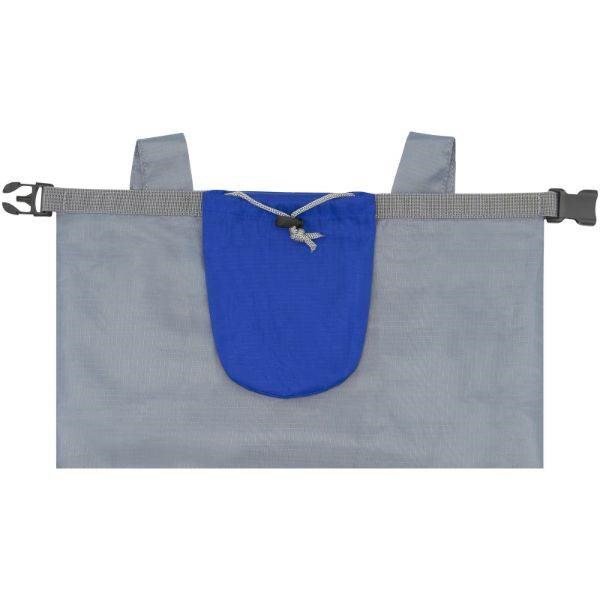 Obrázky: Lehký skládací batoh šedo/modrý, Obrázek 3