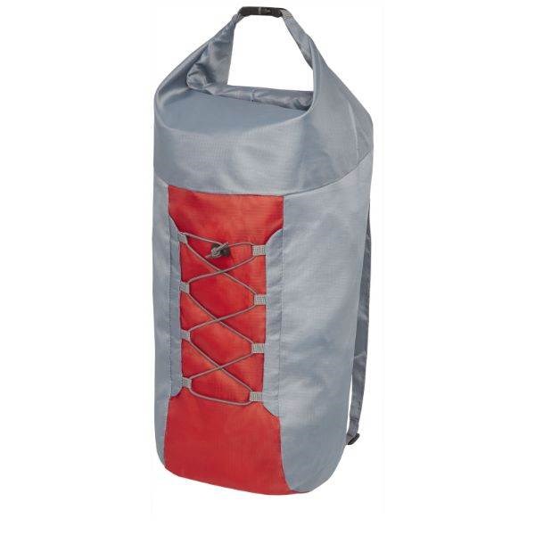 Obrázky: Lehký skládací batoh šedo/červený, Obrázek 1