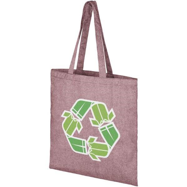 Obrázky: Fialová nákupní taška, z recykl. BA a PES 210 g, Obrázek 3