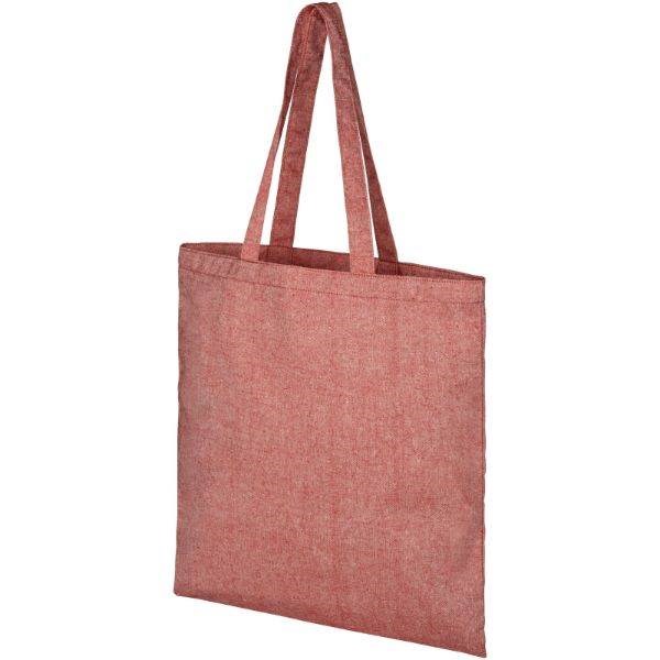 Obrázky: Červená nákupní taška, z recykl. BA a PES 210 g