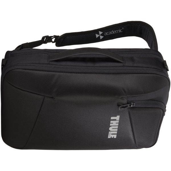 Obrázky: Černá polyesterová taška/batoh na notebook 15,6
