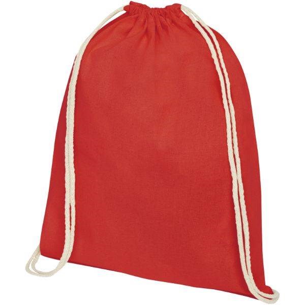 Obrázky: Červený batoh z bavlny 140 g/m², Obrázek 1