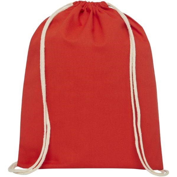 Obrázky: Červený batoh z bavlny 140 g/m², Obrázek 2