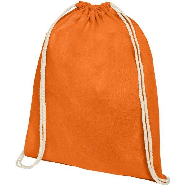 Obrázky: Oranžový batoh z bavlny 140 g/m², Obrázek 1