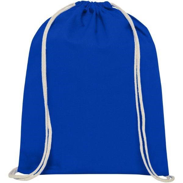 Obrázky: Středně modrý batoh z bavlny 140 g/m², Obrázek 2