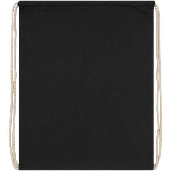 Obrázky: Černý batoh z bavlny 140 g/m², Obrázek 3