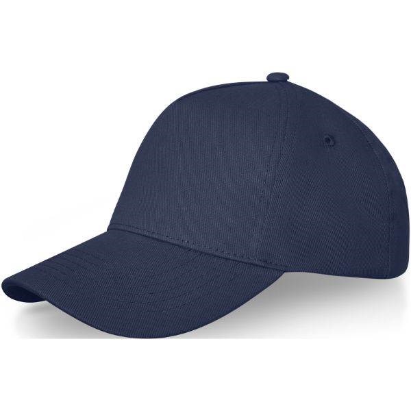 Obrázky: Námořně modrá 5panelová čepice s kovovou přezkou