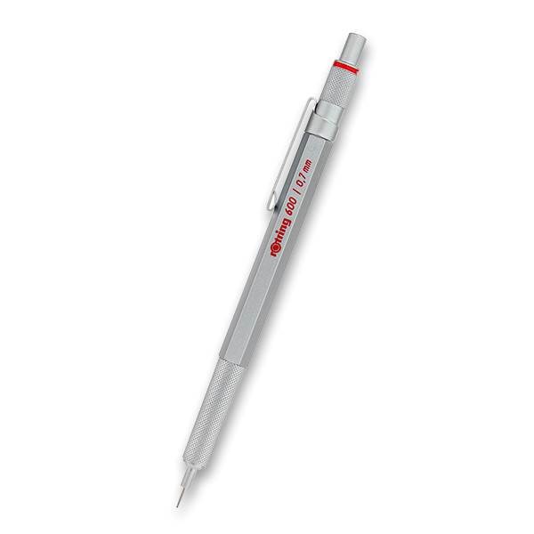 Obrázky: Stříbrná mikrotužka 0,7mm - Rotring 600