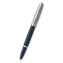 Obrázky: Parker 51 Midnight Blue CT, plnicí pero, hrot F