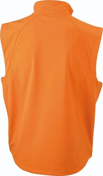 Obrázky: Oranžová softshellová vesta J&N 270, pánská L, Obrázek 2