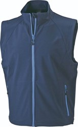 Obrázky: Nám.modrá softshellová vesta J&N 270, pánská M