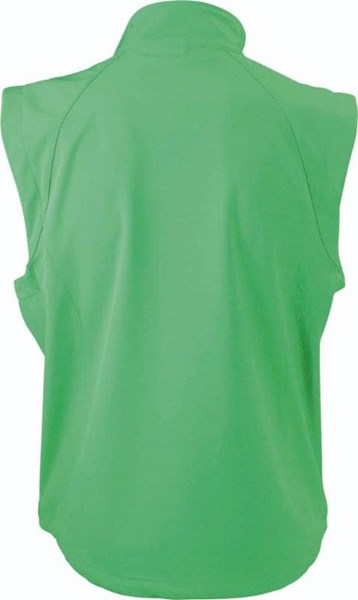 Obrázky: Zelená softshellová vesta J&N 270, pánská S, Obrázek 3