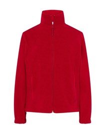 Obrázky: Červená fleecová bunda POLAR 300, dámská S