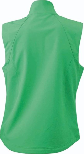 Obrázky: Zelená softshellová vesta J&N 270, dámská L, Obrázek 2