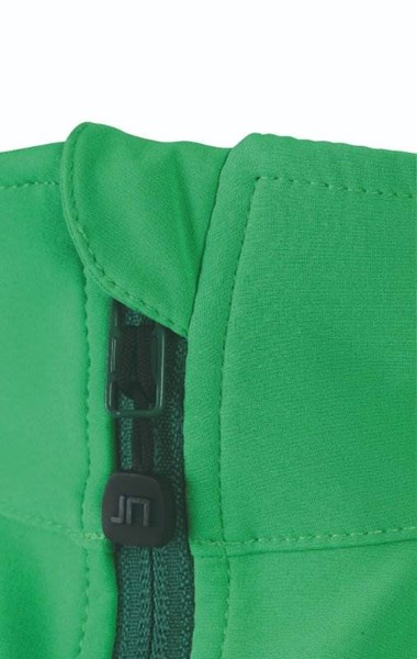Obrázky: Zelená softshellová vesta J&N 270, pánská XXXL, Obrázek 2