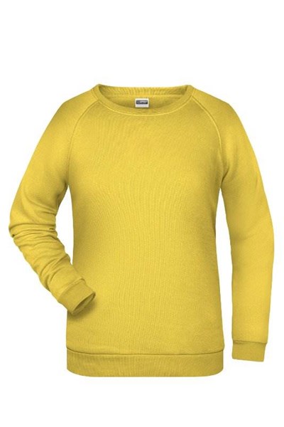 Obrázky: Dámská mikina BASIC J&N 280 žlutá XXXL
