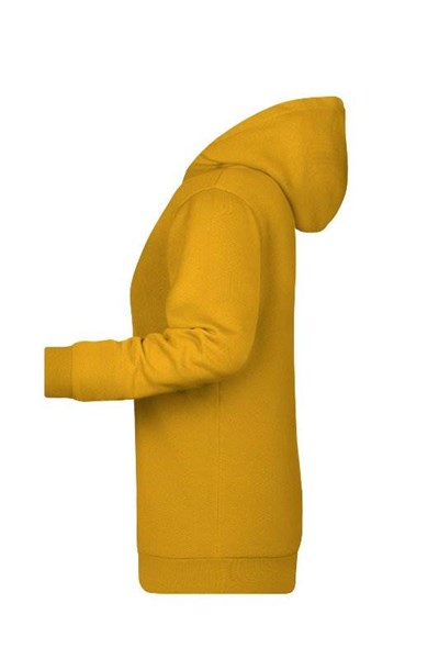 Obrázky: Dámská mikina s kapucí J&N 280 tmavě žlutá M, Obrázek 3
