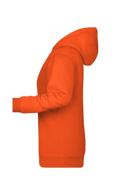 Obrázky: Dámská mikina s kapucí J&N 280 oranžová M, Obrázek 3