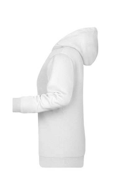 Obrázky: Dámská mikina s kapucí J&N 280 bílá XL, Obrázek 3