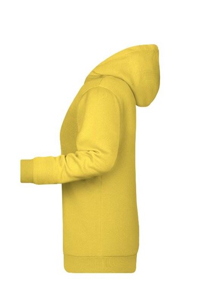 Obrázky: Dámská mikina s kapucí J&N 280 žlutá L, Obrázek 3