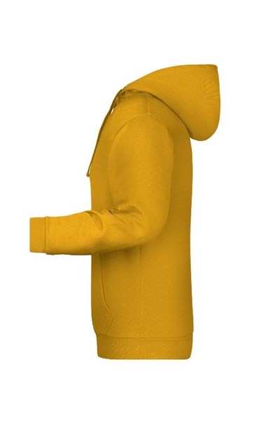 Obrázky: Pánská mikina s kapucí J&N 280 tmavě žlutá XL, Obrázek 3