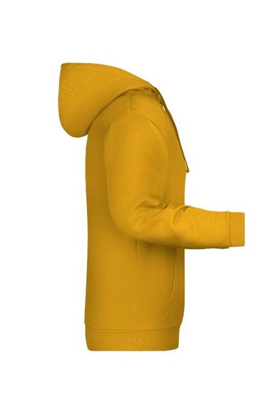 Obrázky: Pánská mikina s kapucí J&N 280 tmavě žlutá XL, Obrázek 4