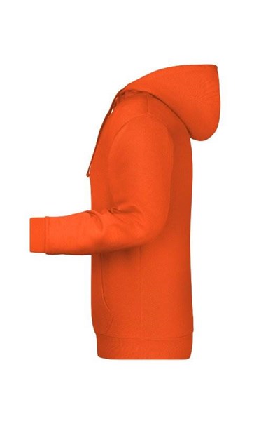 Obrázky: Pánská mikina s kapucí J&N 280 oranžová XL, Obrázek 3