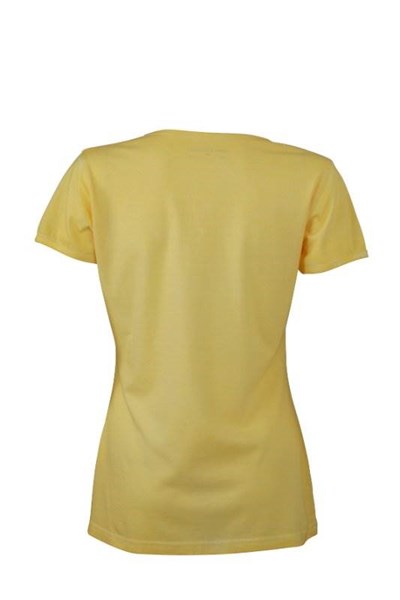 Obrázky: Dámské triko EFEKT J&N sv.žluté S, Obrázek 2