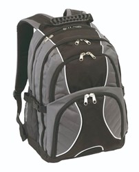 Obrázky: Bohatě vybavený batoh s mnoha kapsami, šedý