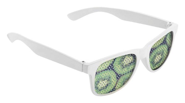 Obrázky: Dětské sluneční brýle s UV400 ochranou, bílé, Obrázek 2