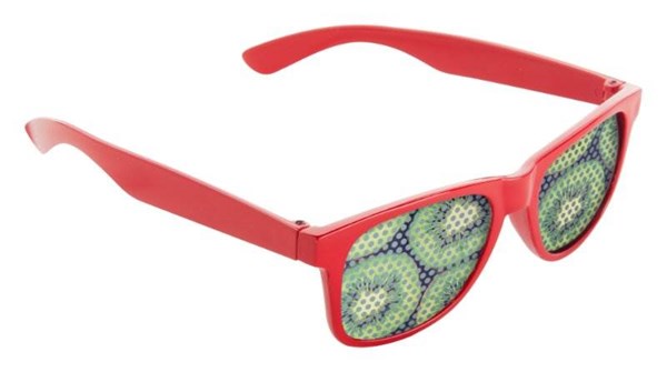 Obrázky: Dětské sluneční brýle s UV400 ochranou, červené, Obrázek 3