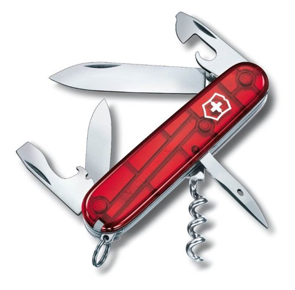 Obrázky: Kapesní nůž VICTORINOX SPARTAN transparent.červený