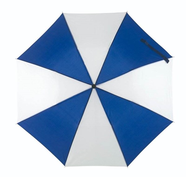 Obrázky: Dvoudílný skládací deštník, bílo modrý, Obrázek 2