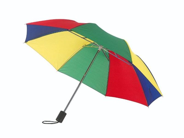 Obrázky: Dvoudílný skládací deštník, barevný