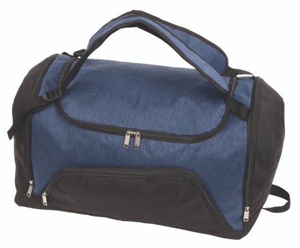 Obrázky: Sport. taška/batoh se třemi vnějšími kapsami, modrá, Obrázek 1