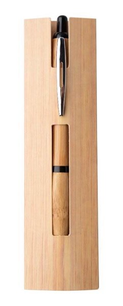 Obrázky: Papírové pouzdro na 1 pero, vzor bambusu, Obrázek 2