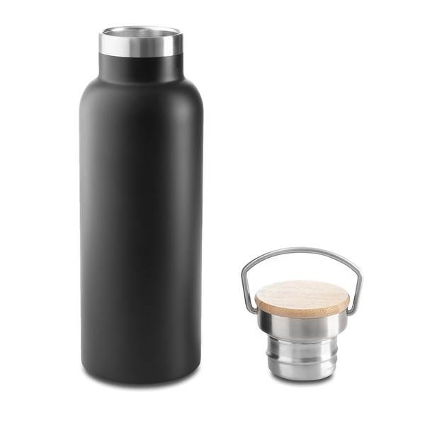 Obrázky: Černá termoska s rukojetí, 500 ml, Obrázek 2