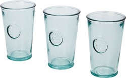 Obrázky: Sada tří 300 ml sklenic z recyklovaného skla