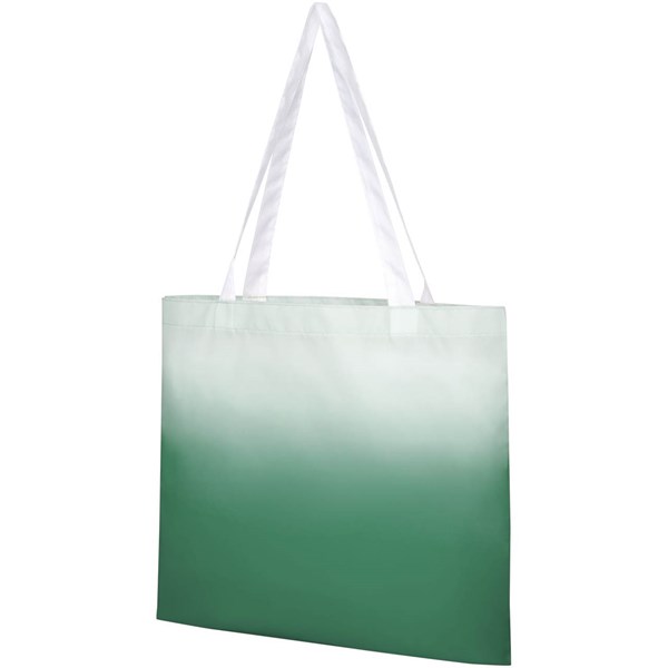 Obrázky: Zelená nákupní taška s barevným přechodem