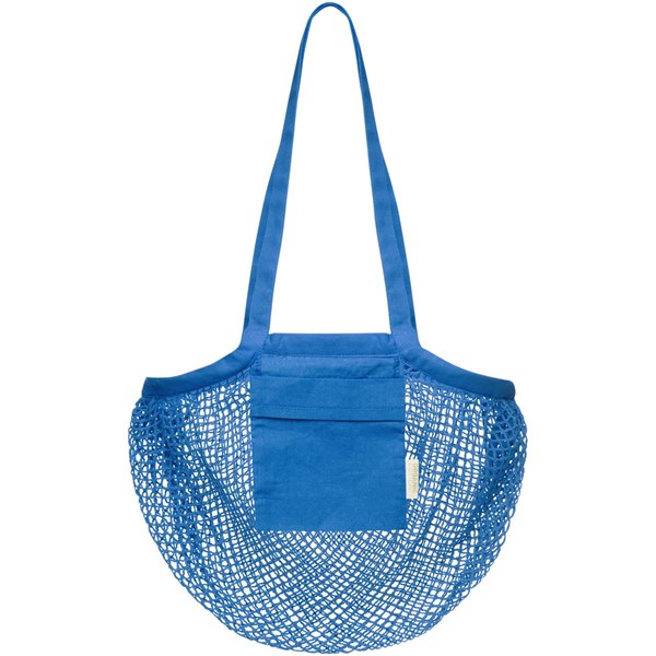 Obrázky: Síťovaná nákupní taška Pune modrá, Obrázek 4