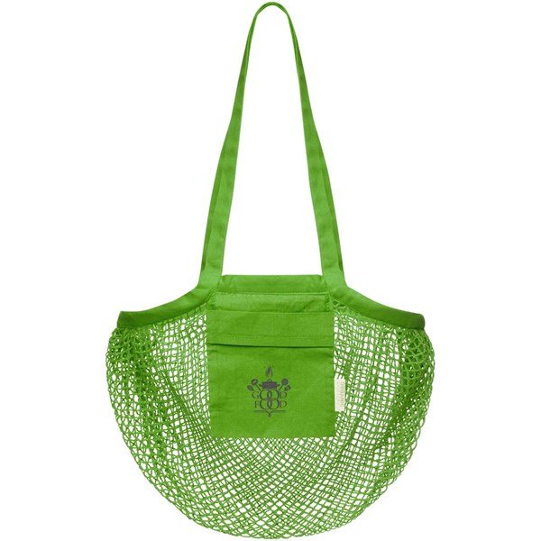 Obrázky: Síťovaná nákupní taška Pune zelená, Obrázek 5