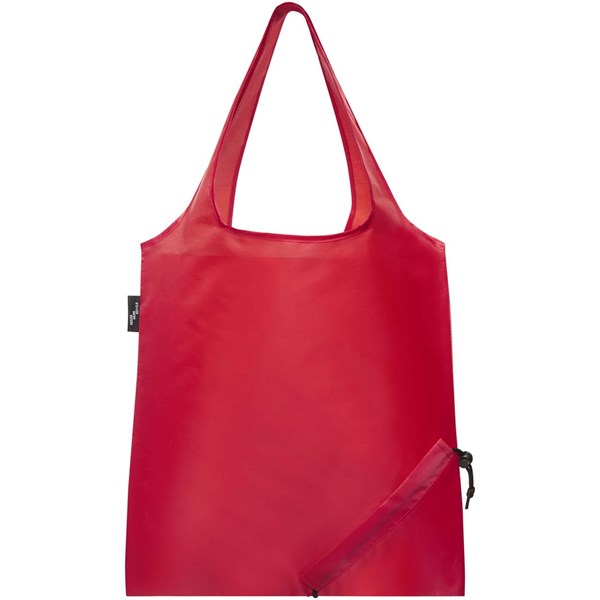 Obrázky: Skládací nákupní taška z RPET Sabia červená, Obrázek 2