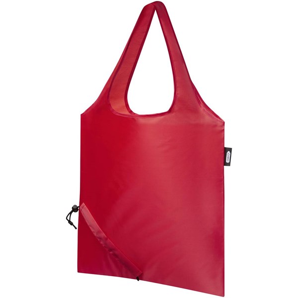 Obrázky: Skládací nákupní taška z RPET Sabia červená, Obrázek 3