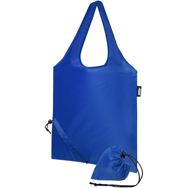 Obrázky: Skládací nákupní taška z RPET Sabia světle modrá, Obrázek 1