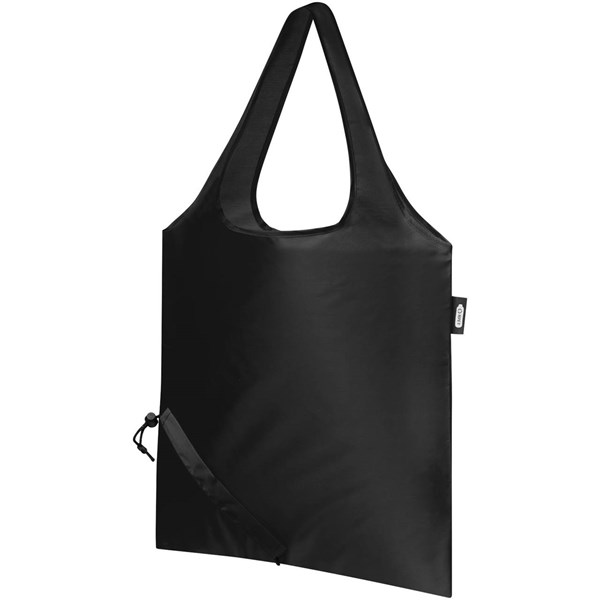 Obrázky: Skládací nákupní taška z RPET Sabia černá, Obrázek 3