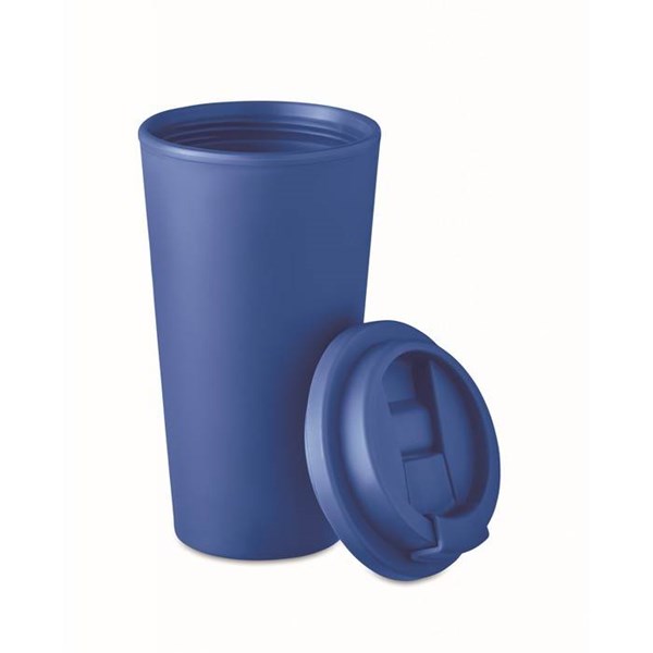Obrázky: Modrý pohárek/ termohrnek 475ml s dvojitou stěnou, Obrázek 2