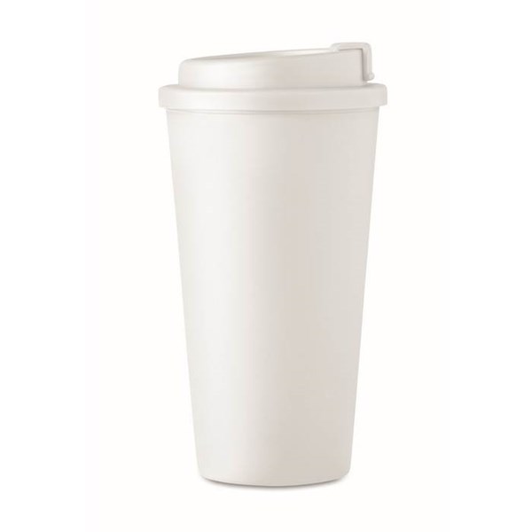 Obrázky: Bílý pohárek/ termohrnek 475ml s dvojitou stěnou, Obrázek 7